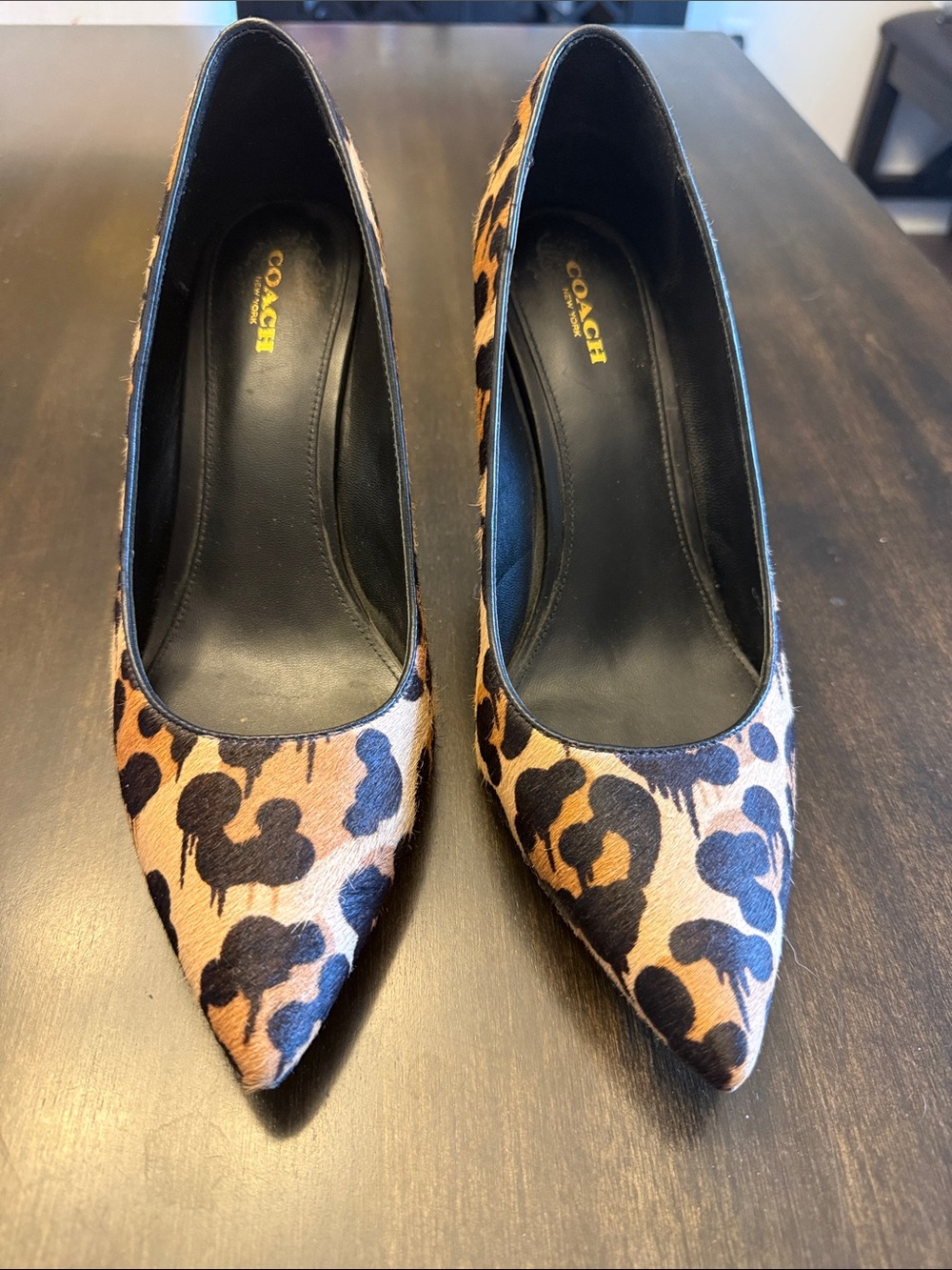 Coach Lacey Wild Beast haircalf pumps